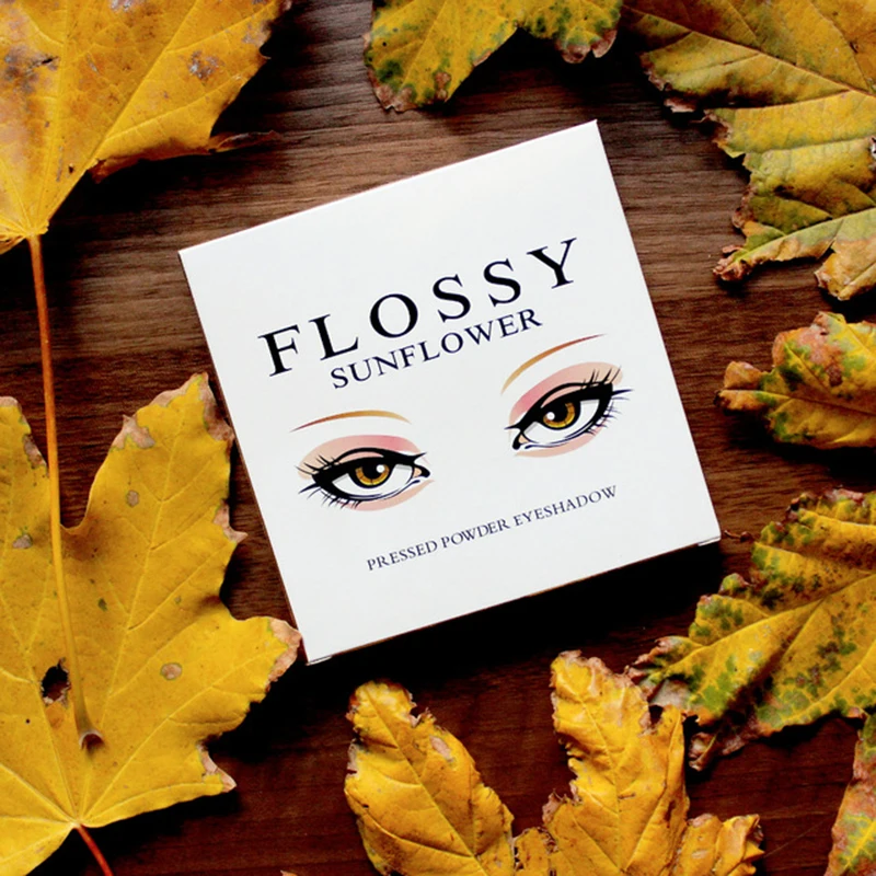 Flossy Sunflower натуральный 9 Цвета макияж, косметика, глаза Палетка теней для век тени для век с блестками Shimmer матовый Тени для век Палитра maquiagem TSLM1