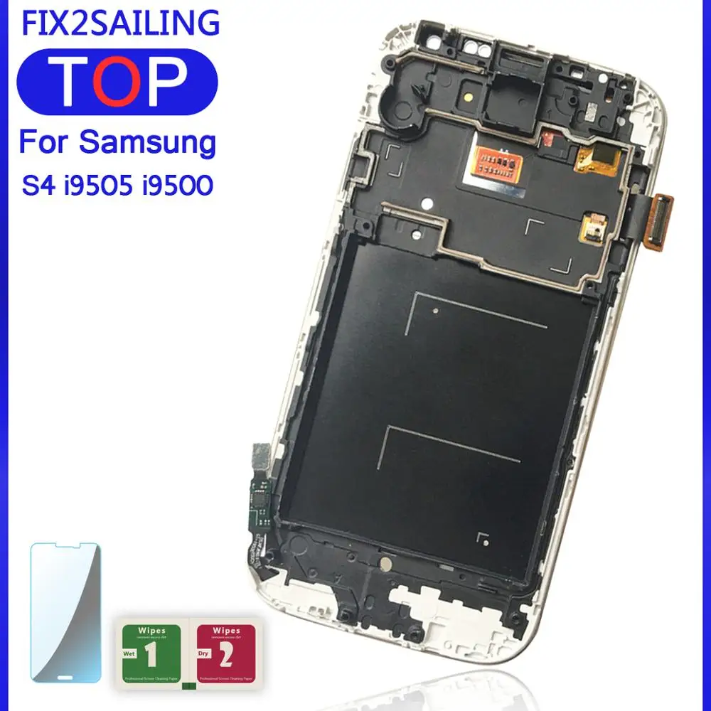 5 0 ''LCD S4 для SAMSUNG Galaxy ЖК-дисплей с рамкой GT-i9505 i9500 i9505 i9506 i9515 i337 сенсорный экран