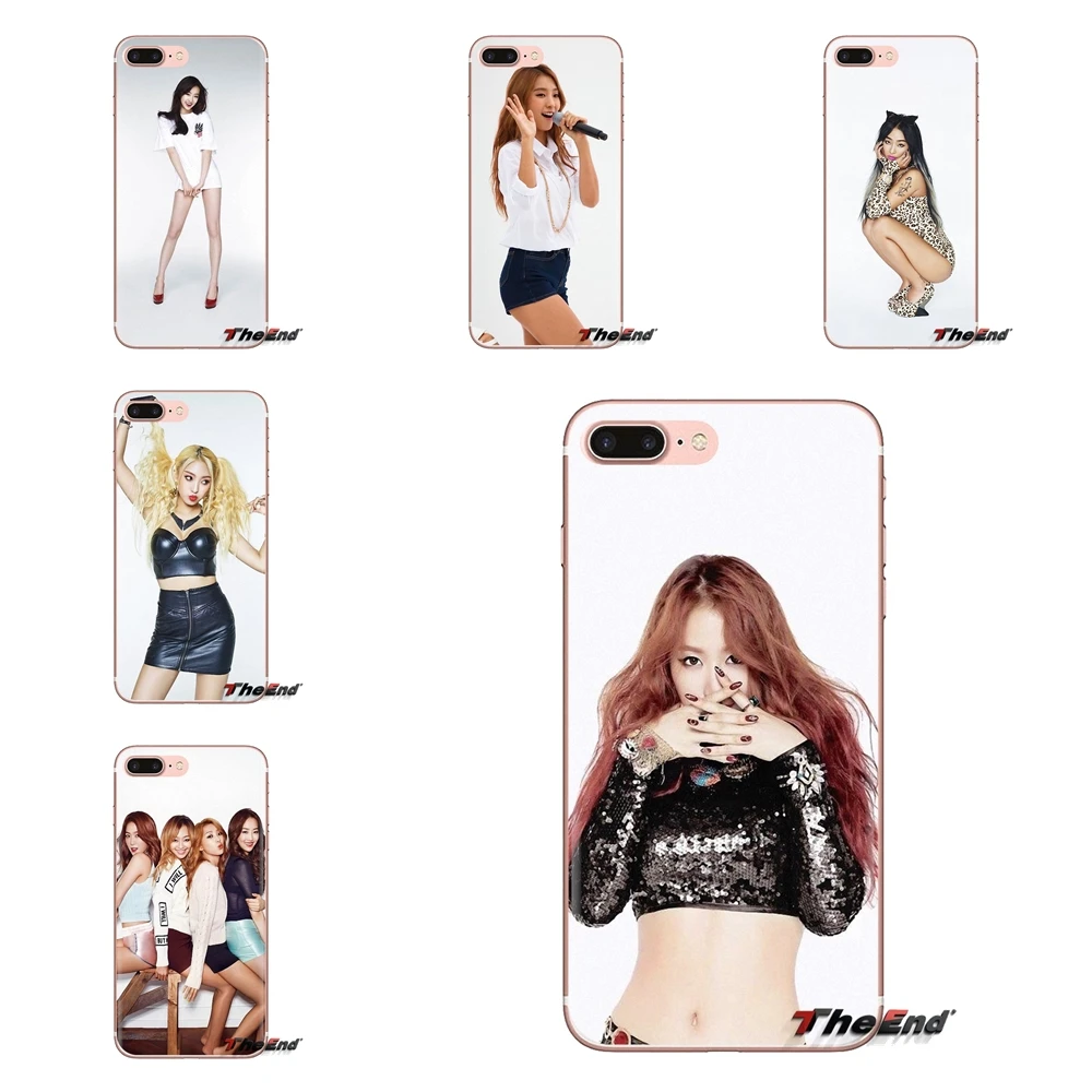 SISTAR K-pop постер для девочек прозрачное мягкое покрытие кожи Xiaomi Redmi 4A S2 Note 3 3S 4 4X 5 Plus
