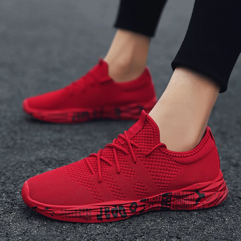 2018 повседневная обувь для мужчин дышащая осень лето сетки любителей бренд Femme