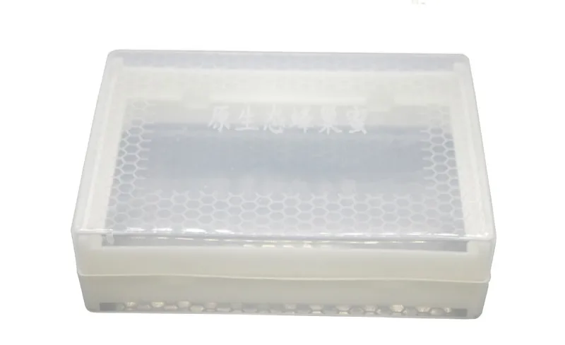 

20PCS 500g nest honey box transparent plastic honeycomb nest box