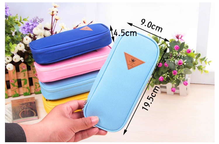 Корейский волшебный канал вместительный Многофункциональный холщовые пеналы