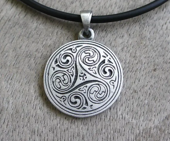 Lanseis10pc троица волшебный Мерлин триккейл трикетра целти символ Оловянный