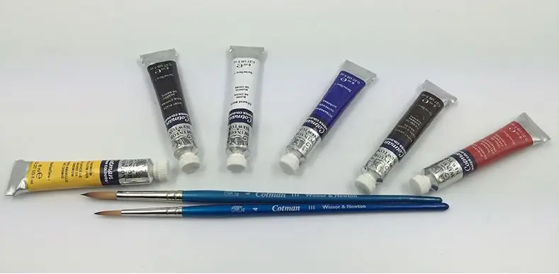 Winsor &amp Newton Cotman фотообои деревянный чемодан художественная коробка | Канцтовары