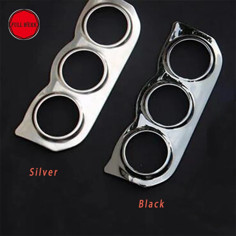 304 SS автомобильный Стайлинг ручка кондиционера отделка пластины рамка декор для