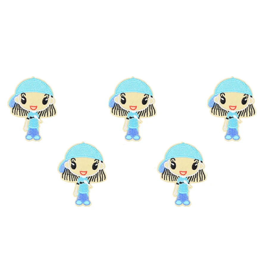 Сделай Сам подростковые патчи для одежды вышитые приклеивания утюгом аппликация