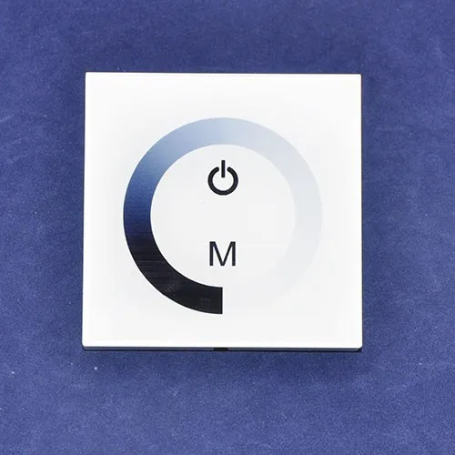 DC12-24v led touch panel dimmer with power and mode button color circle single brightness adjust controller wholesale | Лампы и