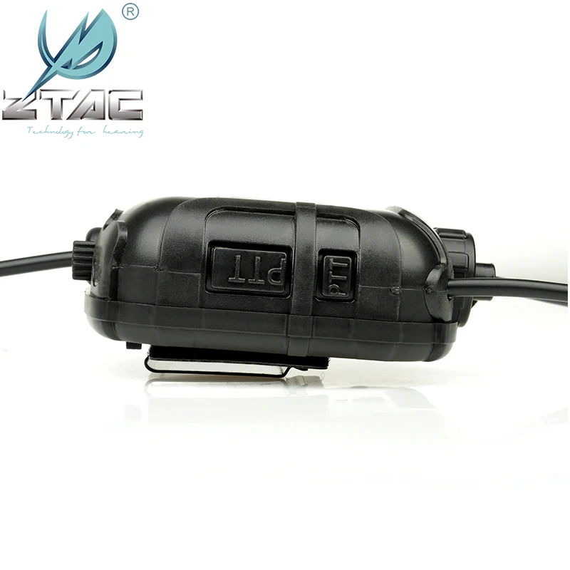 Z-Tac PTT 4OPS классический Lite мини-гарнитура адаптер Подключение двух радио для охоты Walkie talkie аксессуары Z118