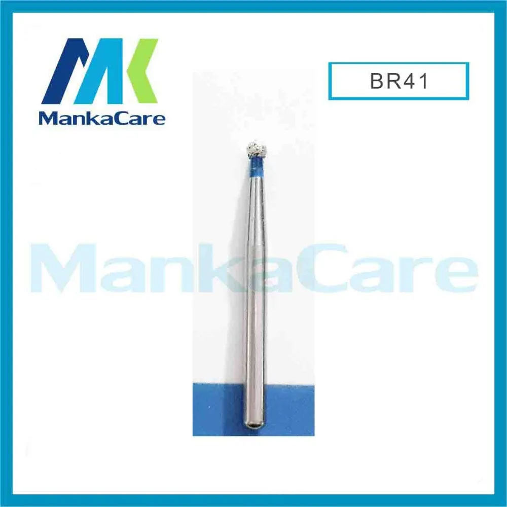 

MKBR41-Dental Diamond Burs Set For Porcelain Shouldered Abutment Polishing/High quality Speed handpiece burs/Wear-resistant/Lab