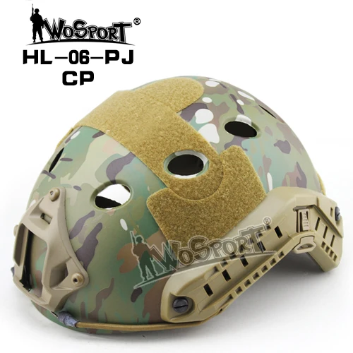WOSPORT Тактический Быстрый Шлем PJ Тип военный Регулируемый CS Jump защитный
