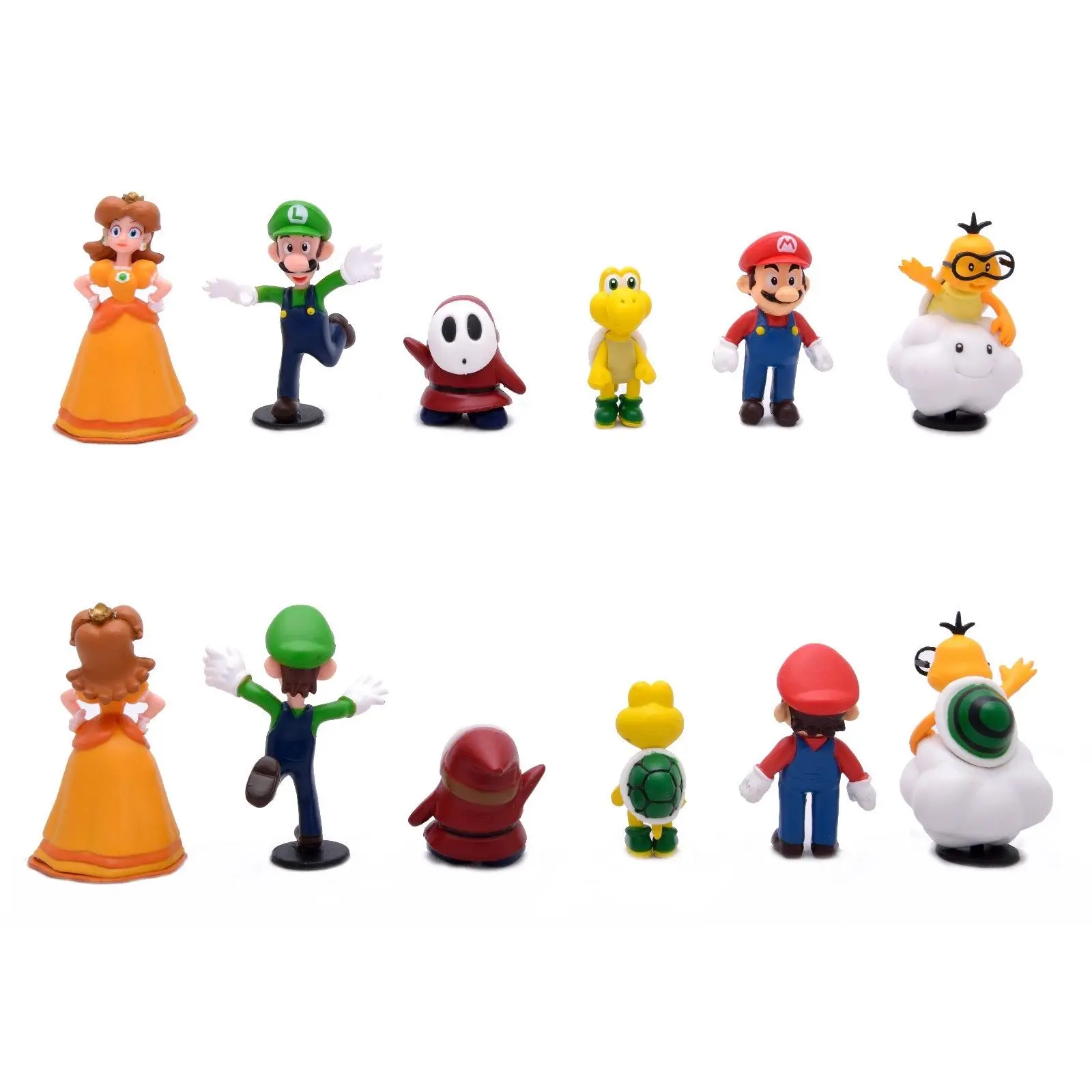 Новый Супер Марио мини набор фигурка Bros Luigi Nintendo игрушка подарок 4 7 см|Игровые