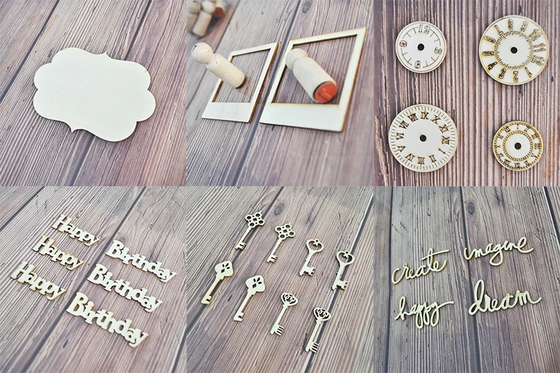 Happymems деревянные буквы 100 шт красивые слова DIY деревянная форма скрапбукинг украшения для дома и свадьбы деревянные украшения ремесла