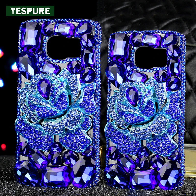 YESPURE блестящий 3D чехол с кристаллами и бриллиантами Модный для телефона Samsung Galaxy S7