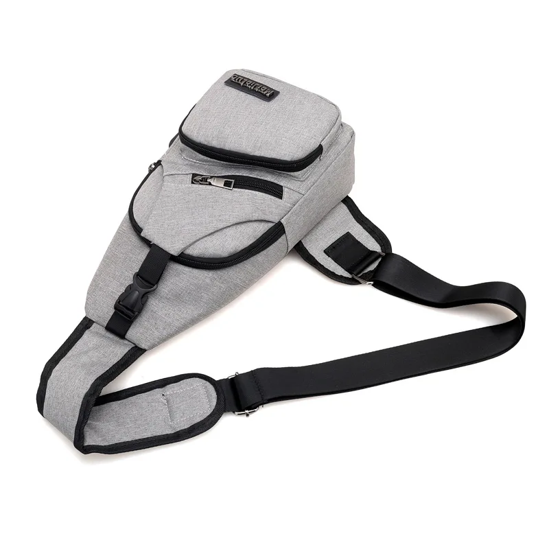 Мужские сумки на плечо зарядка через usb Crossbody Для мужчин Anti Theft груди мешок школы