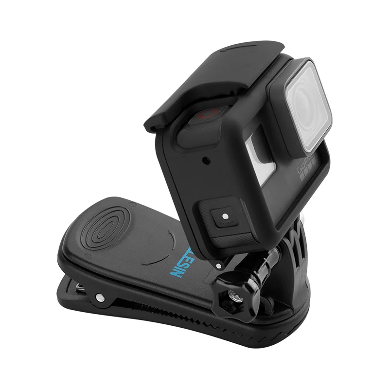 Зажим для рюкзака TELESIN Quik Release 360 зажим вращающегося крепление быстрой шапки GoPro