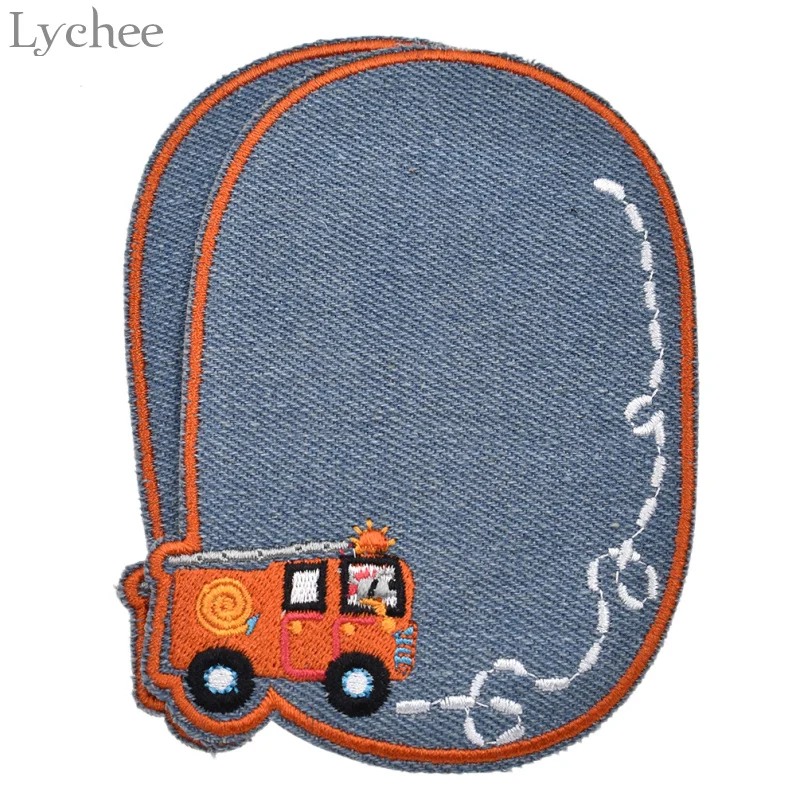 Lychee Life милые Мультяшные джинсы с животным утюгом на заплатках ремонт колено