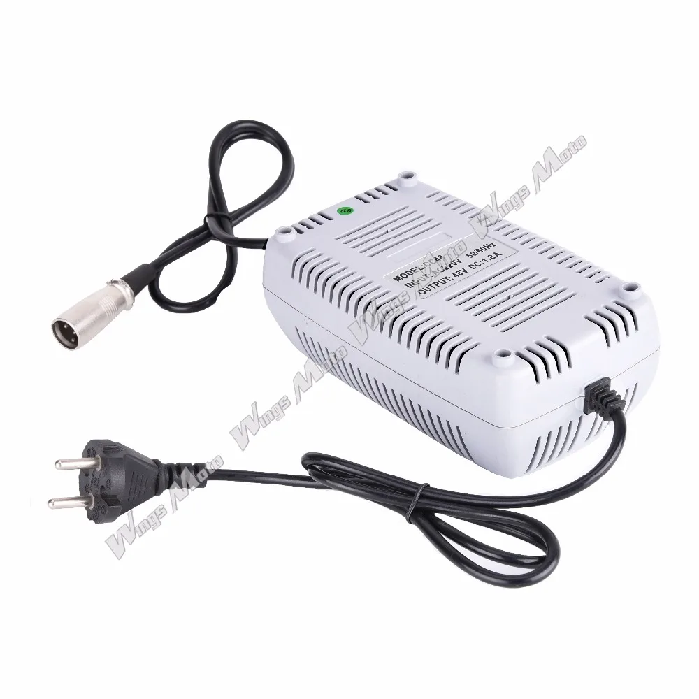 48V 1.8A XLR Sealed Gel Lead Acid Battery Charger for E-bike Electric Scooter 220v EU Plug | Автомобили и мотоциклы
