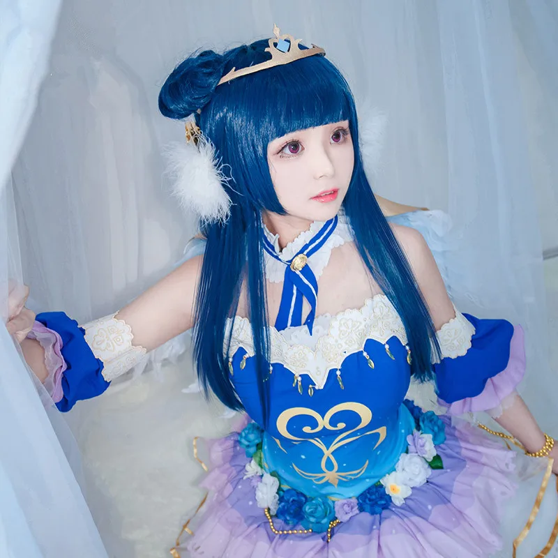 Аниме! Lovelive! Солнечном свете! Aqours Angel Awaken Tsushima Yoshiko Униформа платье косплей костюм