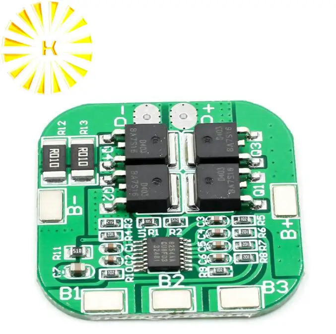 4S 14 8 V 18650 Защитная плата литиевой батареи защита от короткого замыкания 20A