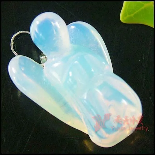 2020! Новое поступление модные подвески с ангелом из опала ручной работы камень для