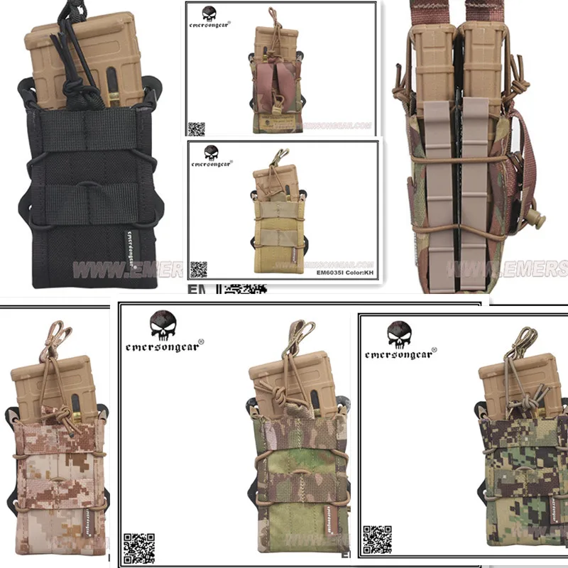 EMERSON Двухместный Модульная винтовка подсумок страйкбол охотничьи ножи утилита