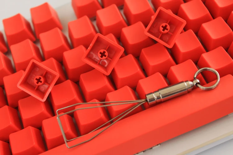 MP 108/87 клавиши утолщенные PBT красные чистые колпачки для клавиш высокая