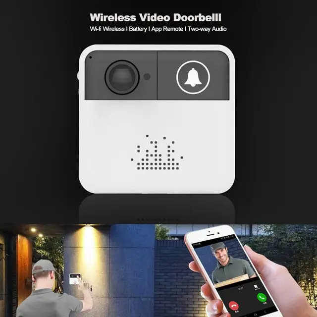 ABKM Hot IP Video Intercom WI-FI Door Phone Bell WIFI Doorbell Camera For Apartments Alarm Wireless Security | Обустройство дома