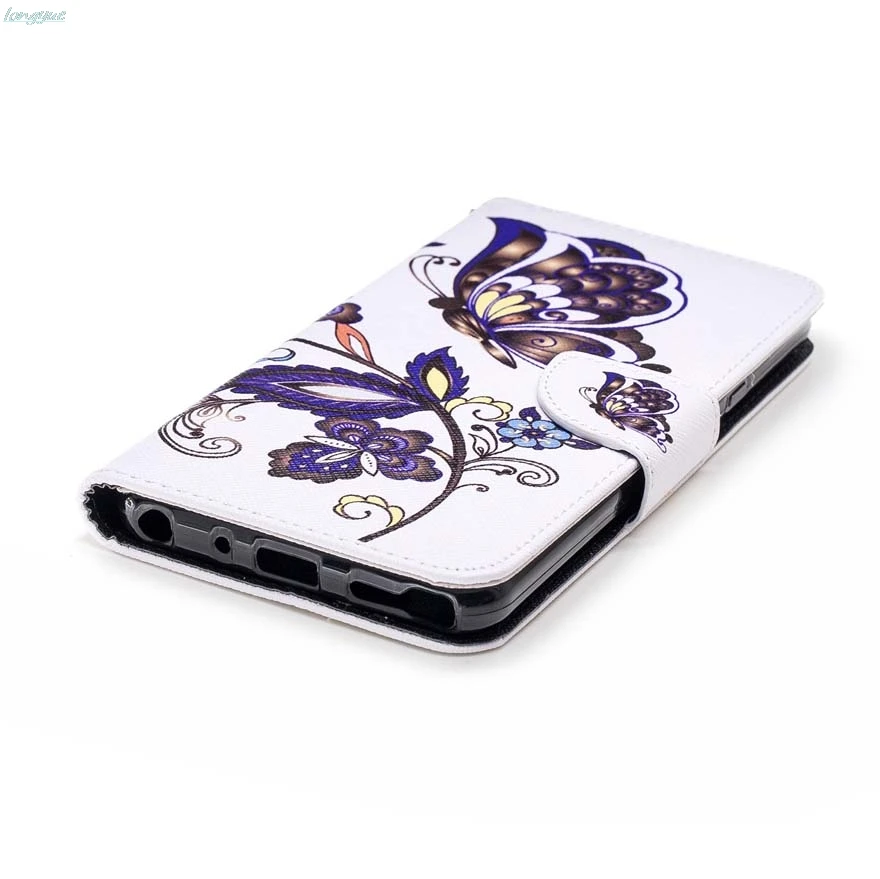 Для Coque LG stylo 4 Чехол кожаный чехол для Чехлы флип-кошелек окрашенный подставка