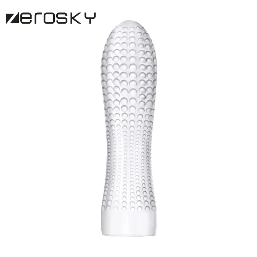 Zerosky многоразовые презервативы lube текстурированный расширитель рукав винт нить
