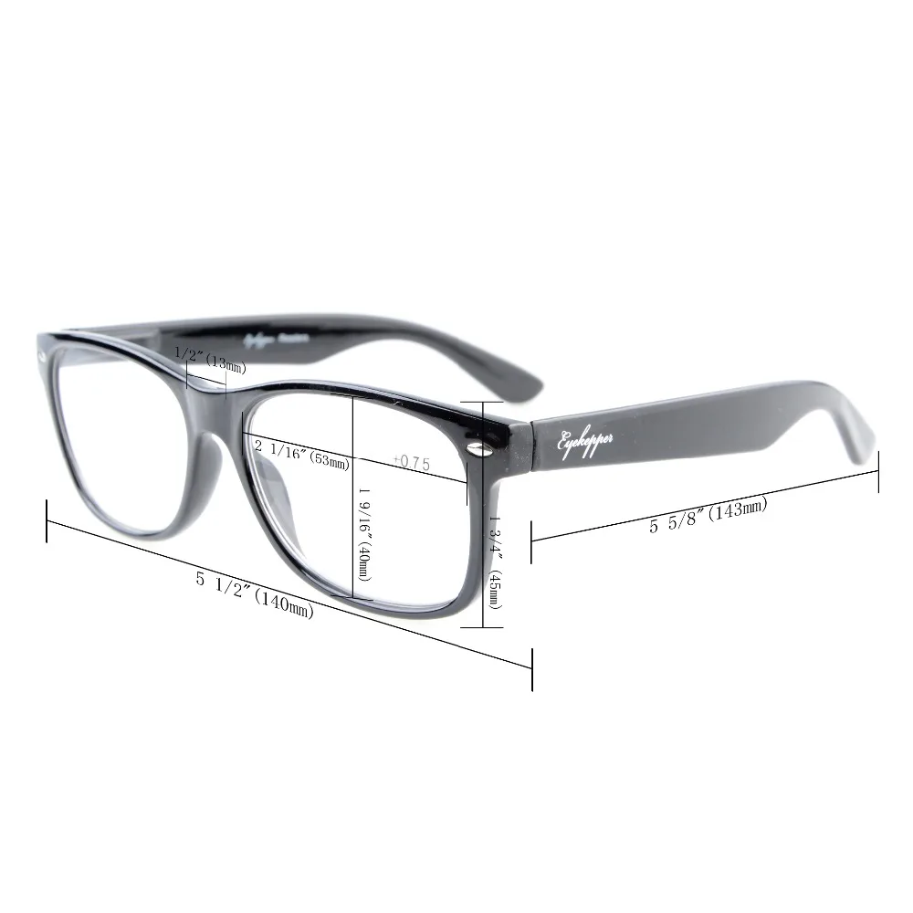 R900 очки для чтения Eyekepper качество Пружинные шарниры Ретро Для мужчин женщин + 0 00 ---