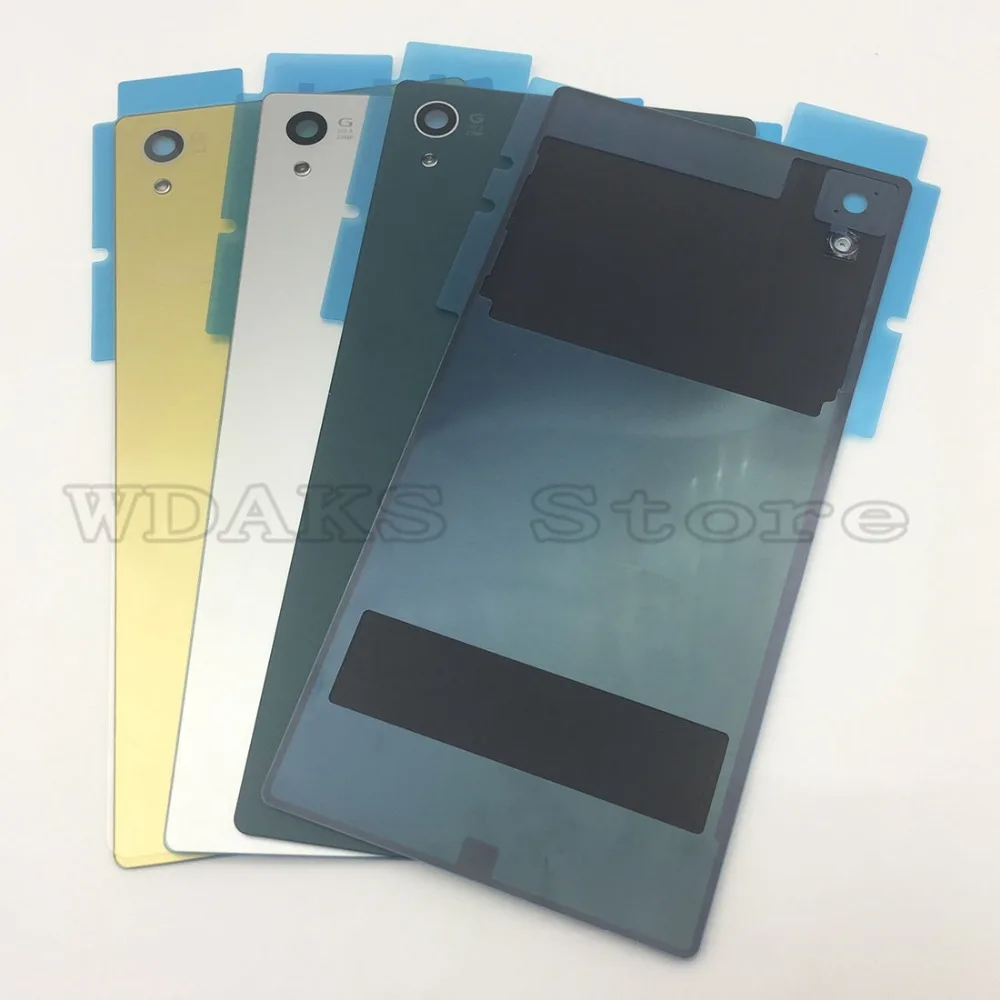 AAA + Матовый для Sony Xperia Z5 E6603 E6633 E6653 E6683 Задняя стеклянная крышка батарейного отсека