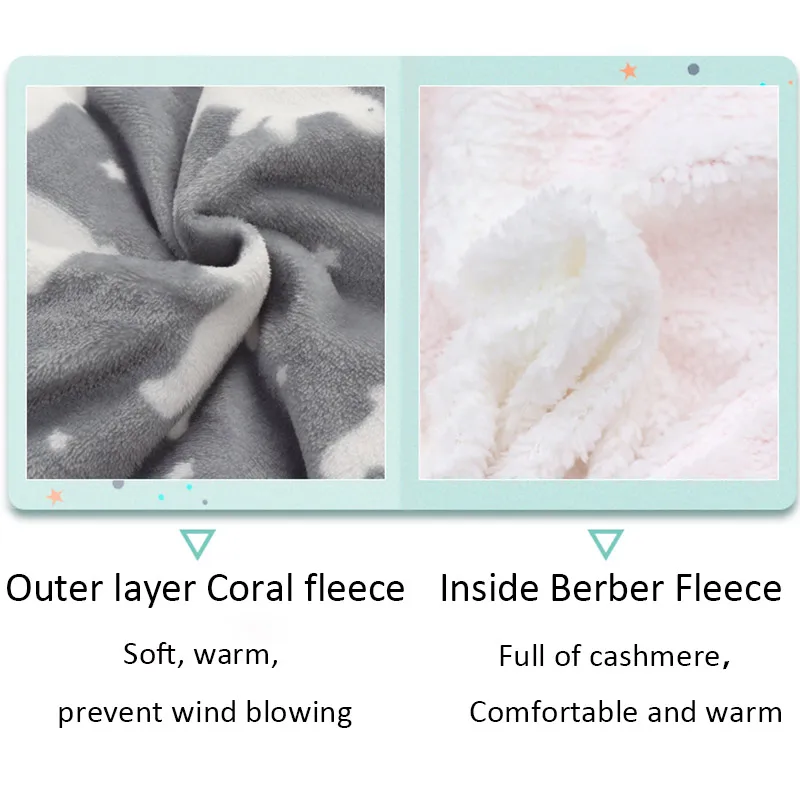 Muslinlife 2018 новый дизайн спальный мешок Детский коралловый флис на молнии осень