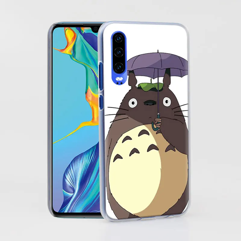 Тоторо Унесенные призраками Ghibli Miyazaki чехол для телефона coque для huawei P30 Pro P10 P20 P30 Lite P8 P9 Lite P Smart Plus чехол