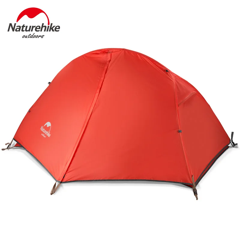 Naturehike Портативный профессиональный двойной Слои 1 человек 210T/20D нейлон