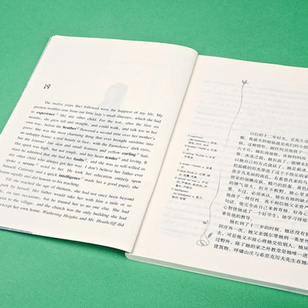 Wuthering высокий двуязычный в китайском и английском языках книга классической