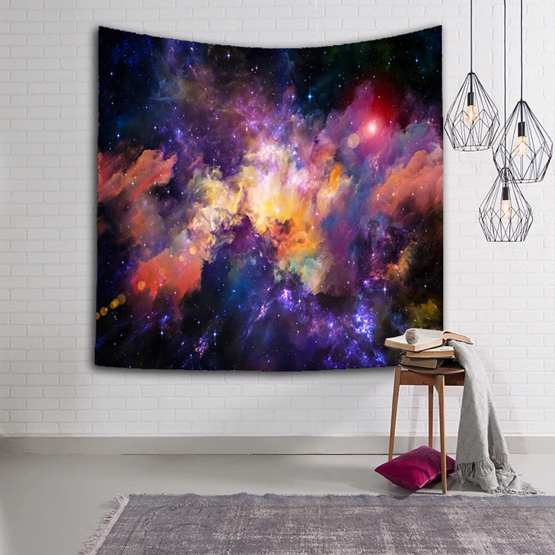 

Indian Mandala Tapestry Star Sky Printed Wall Hanging Tapestries Boho Bedspread Beach Shawl Yoga Mat Blanket Table Cloth