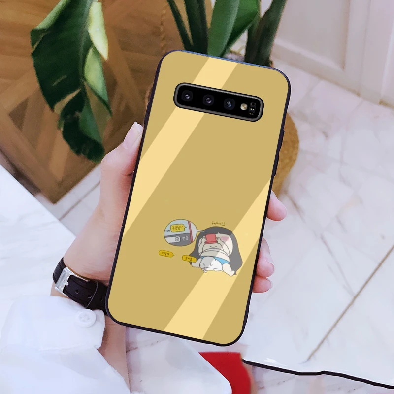 Чехол JOOKI из закаленного стекла для телефона Samsung S10plus S10Lite с любой картинкой на