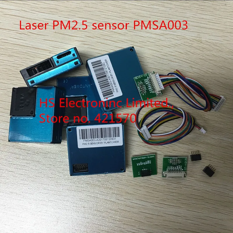 5pcs/Lot Laser PM2.5 DUST SENSOR G10 High-precision laser dust concentration sensor digital particles PMSA003+USB+cable A | Электронные