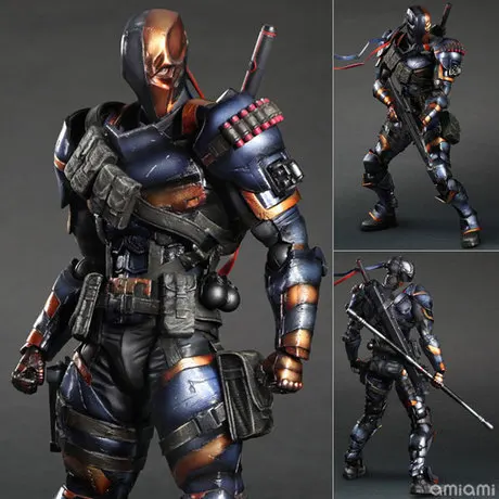 Play Arts 27cm Character Deathstroke PVC Action Figure Model Toy