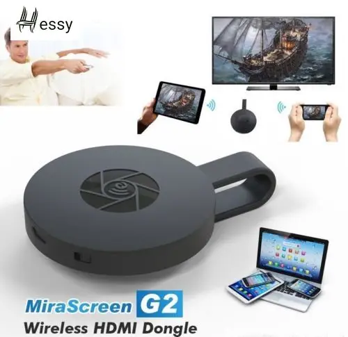 Hessy Mirascreen G2 двухдиапазонный беспроводной WiFi дисплей ключ, HDMI 1080 P ТВ конвертер для Android IOS, беспроводной программный ключ HDMI адаптер