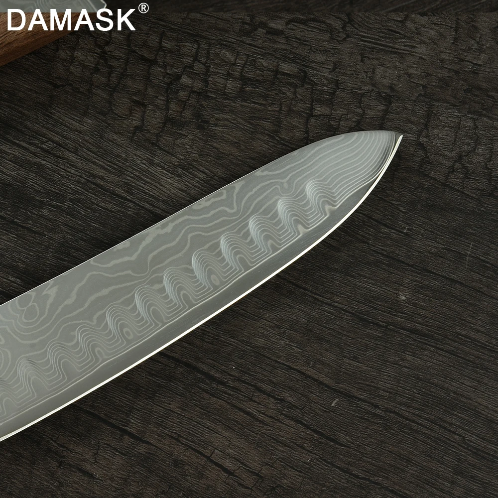 Damask кухонный нож дамасский шеф повара овощи фрукты мясо суши кухонные
