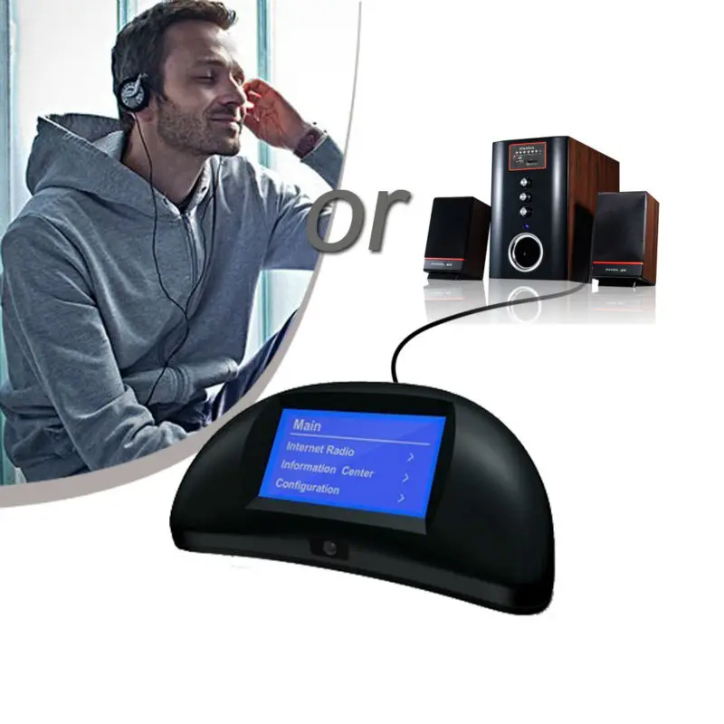 AIBUZ HFI220 Интернет Радио DAB + Wireless WIFI Mp3 плеер WI FI Динамик Пульт Дистанционного