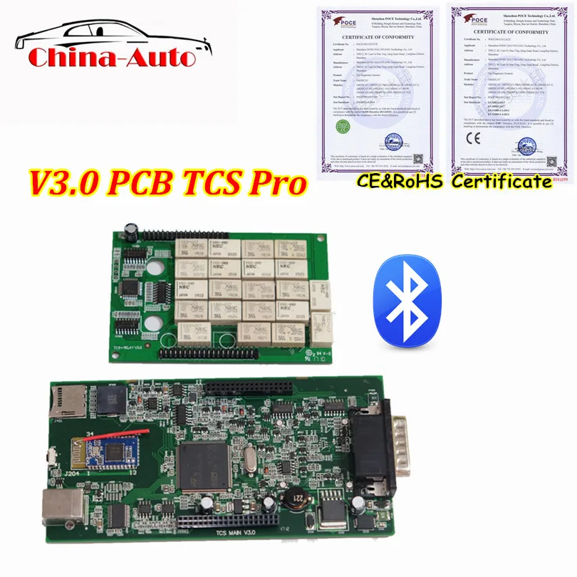 Самая низкая цена OBDIICAT TCS V3.0 PCB 2016 00 с Keygen новый VCI bluetooth OBD2 Диагностический