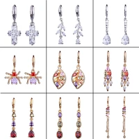 farlena jewelry many styles available multicolor zirconia cubic drop earrings for women