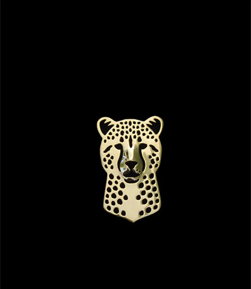 

Women and Men Lapel Pin Cheetah Brooch Trendy