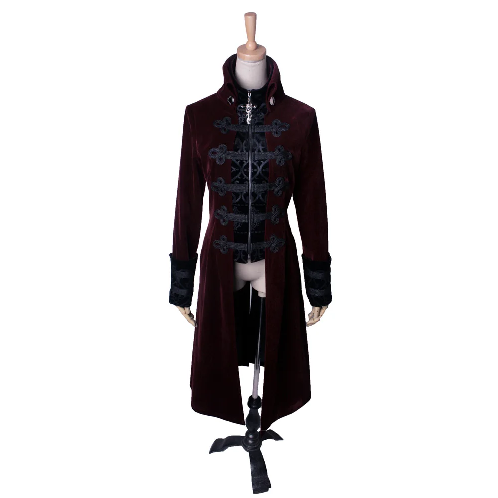 Модная Готическая Женская куртка в стиле панк с капюшоном черная одежда милитари