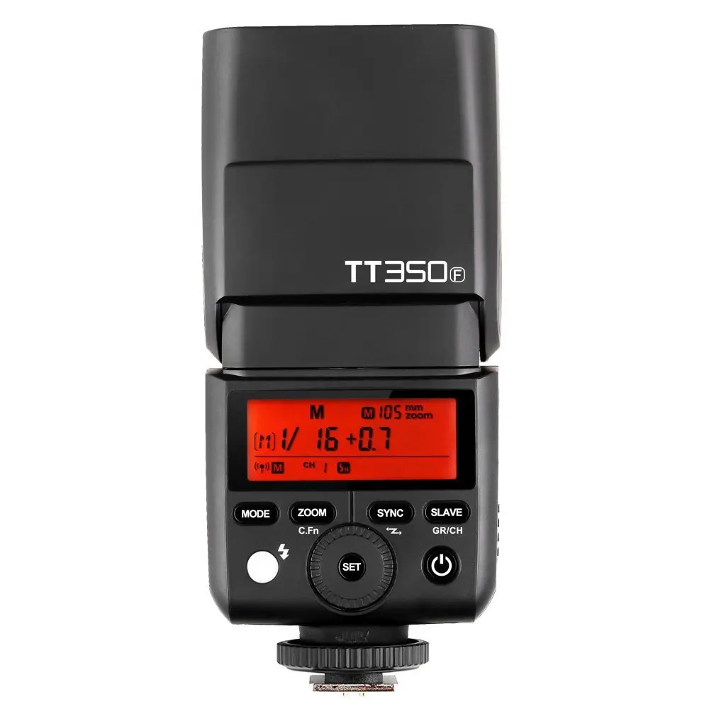 Godox TT350F 2.4G HSS 1/8000s TTL GN36 Flash Speedlite for Fuji Cameras X-Pro2 X-T20 X-T2 X-T1 X-Pro1 X-T10 X-E1 X-A3
Godox TT350F 2.4G HSS 1/8000s TTL GN36 Flash Speedlite for Fuji Cameras X-Pro2 X-T20 X-T2 X-T1 X-Pro1 X-T10 X-E1 X-A3
