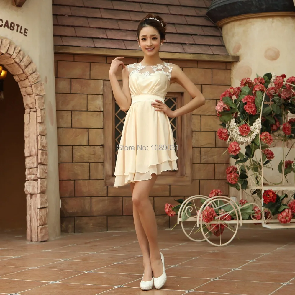 

New Arrival Evening Dresses Elegant Short Bride Gown Ladies Women Girls Ball Prom Party Homecoming/Graduation Formal Dress