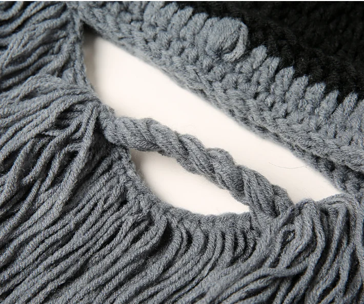 Горячая Распродажа мужские варвары Vagabond Viking Beanie роговые шапки ручной работы зимние теплые подарки на день рождения крутые забавные Кляпы шапка на Хэллоуин