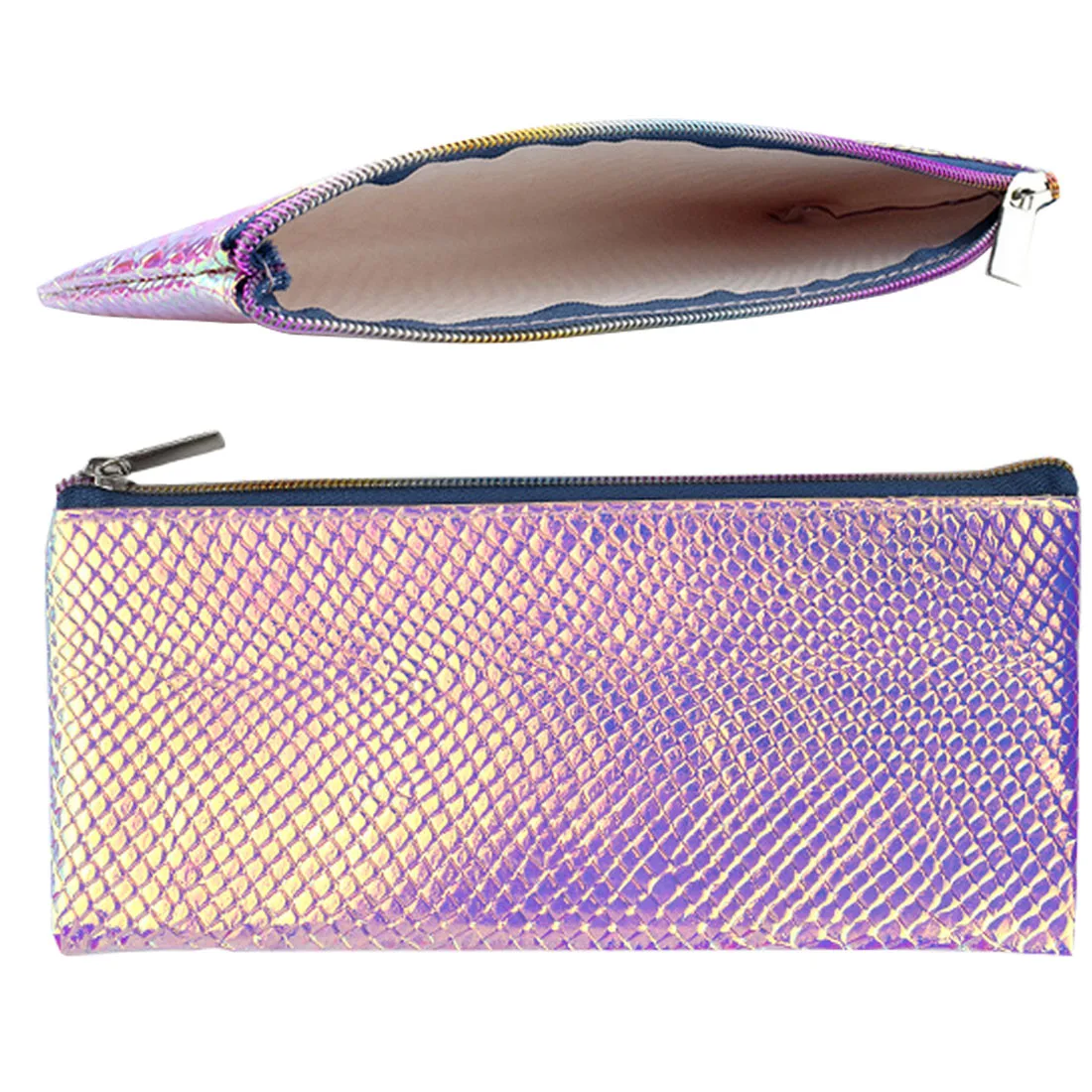 Лазерная рыбья чешуя блестящая кисточка для макияжа Органайзер сумка/набор